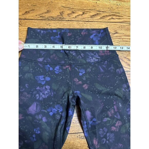 lululemon L71 Frozen Flourish Multi Wunder Under Crop LeggingFloral Print 4 - Picture 5 of 7